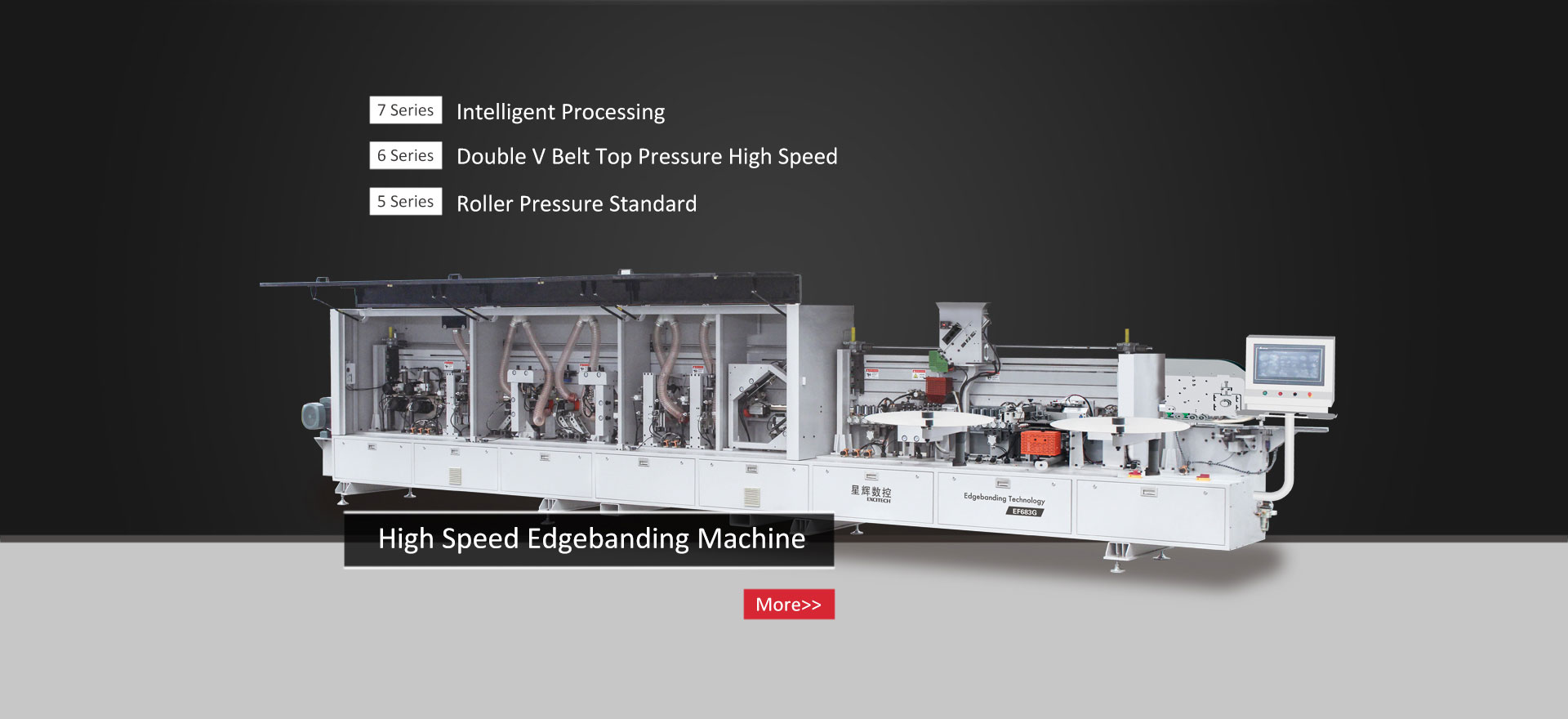 Mesin Edgebanding China kanthi Produsen Tekanan Roller