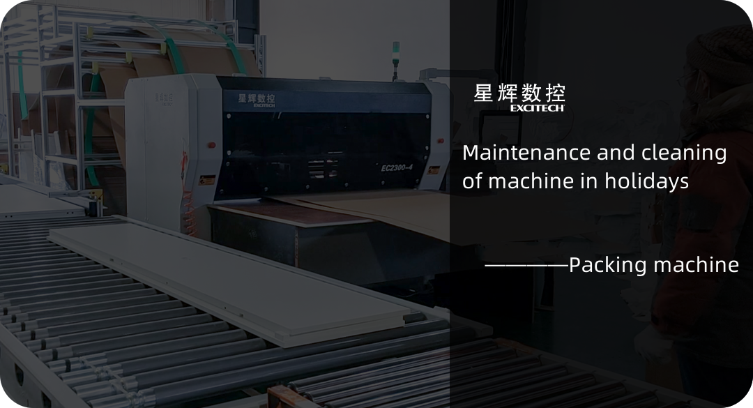 Maintenance lan reresik mesin packing ing preian.
