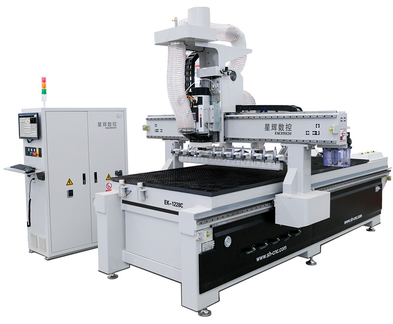 CNC EK-C Series Linear Pre Labeling Tool Ngganti Nesting Machine